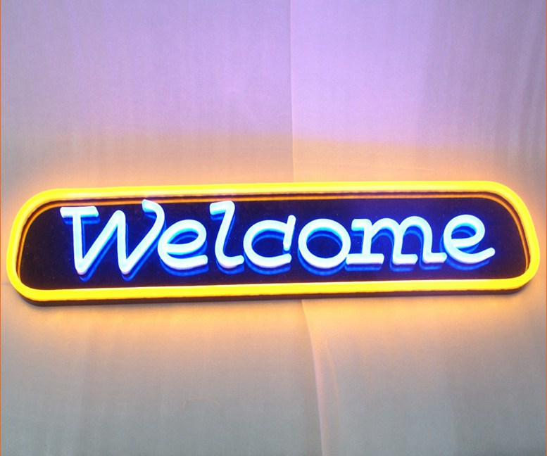 Customized Acrylic Led Lighting Illuminated Sign Neon Flex 488